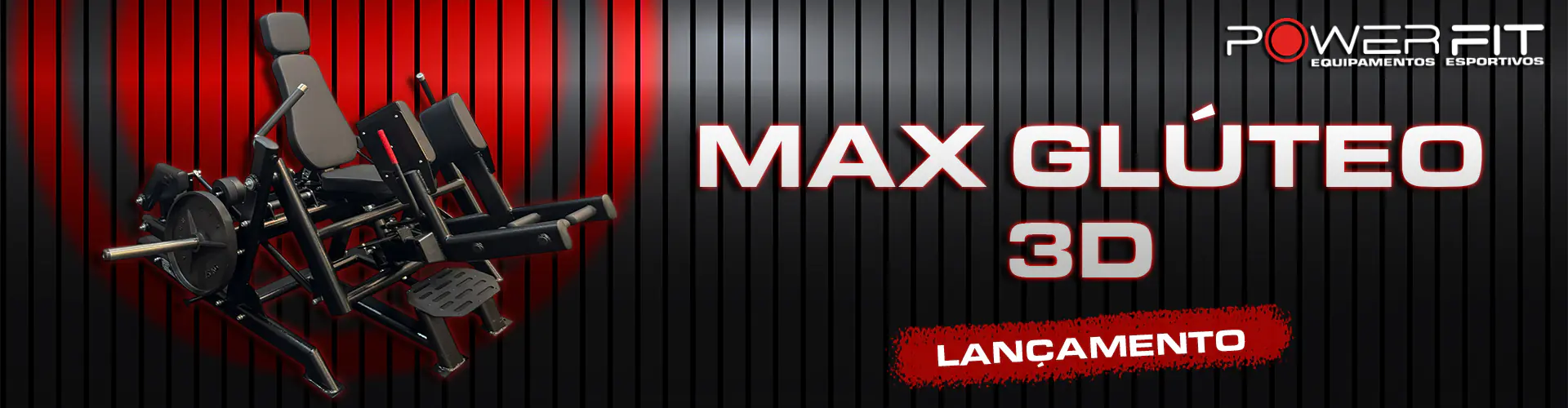 ABDUTOR MAX GL�TEO 3D - LINHA STRONG - POWER FIT